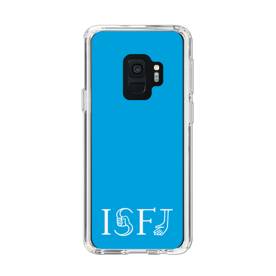 スリムプロテクションケース［ オリジナル - ISFJ 擁護者 - アルファベット - ブルー ］