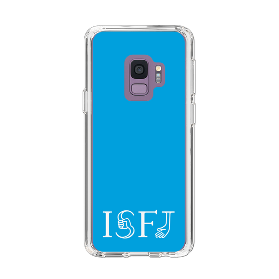 スリムプロテクションケース［ オリジナル - ISFJ 擁護者 - アルファベット - ブルー ］