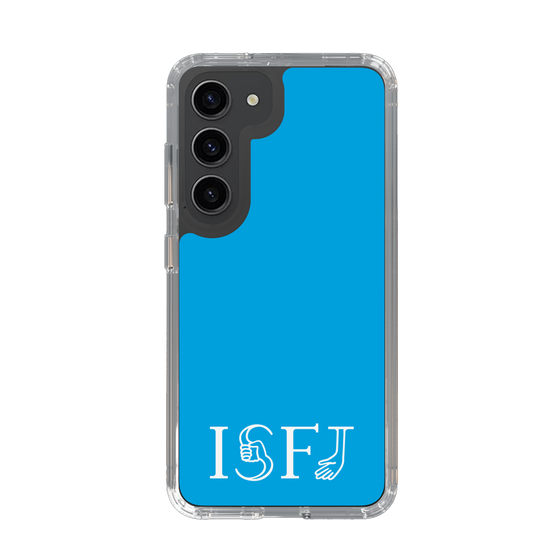 スリムプロテクションケース［ オリジナル - ISFJ 擁護者 - アルファベット - ブルー ］