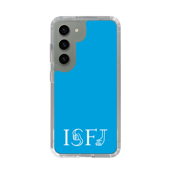 スリムプロテクションケース［ オリジナル - ISFJ 擁護者 - アルファベット - ブルー ］