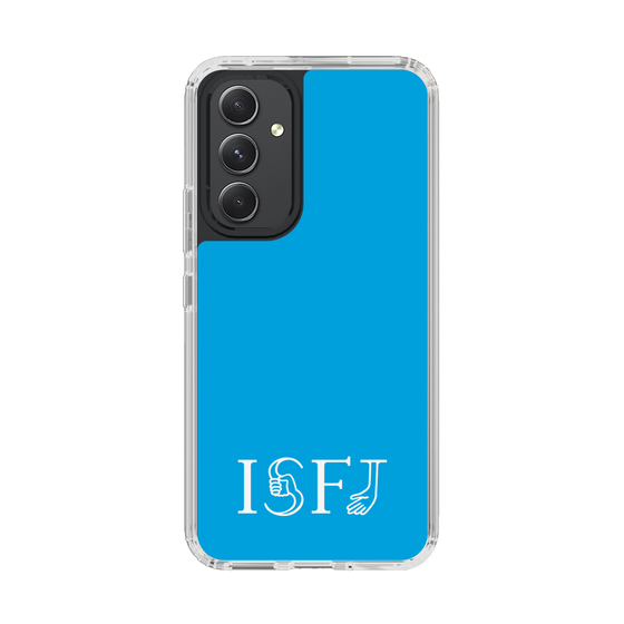 スリムプロテクションケース［ オリジナル - ISFJ 擁護者 - アルファベット - ブルー ］