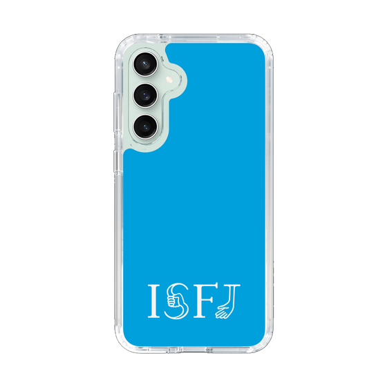 スリムプロテクションケース［ オリジナル - ISFJ 擁護者 - アルファベット - ブルー ］