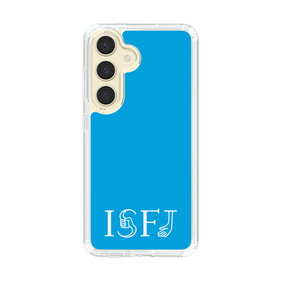 スリムプロテクションケース［ オリジナル - ISFJ 擁護者 - アルファベット - ブルー ］