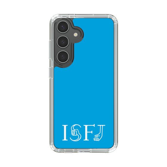 スリムプロテクションケース［ オリジナル - ISFJ 擁護者 - アルファベット - ブルー ］