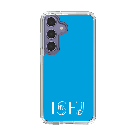 スリムプロテクションケース［ オリジナル - ISFJ 擁護者 - アルファベット - ブルー ］