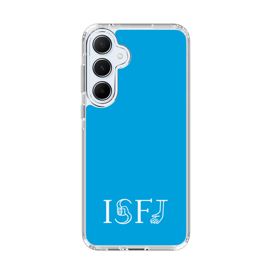 スリムプロテクションケース［ オリジナル - ISFJ 擁護者 - アルファベット - ブルー ］