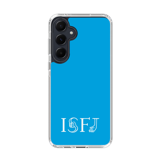 スリムプロテクションケース［ オリジナル - ISFJ 擁護者 - アルファベット - ブルー ］