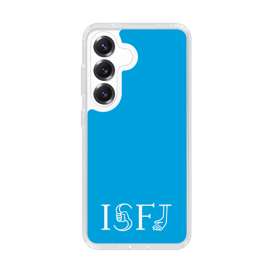 スリムプロテクションケース［ オリジナル - ISFJ 擁護者 - アルファベット - ブルー ］