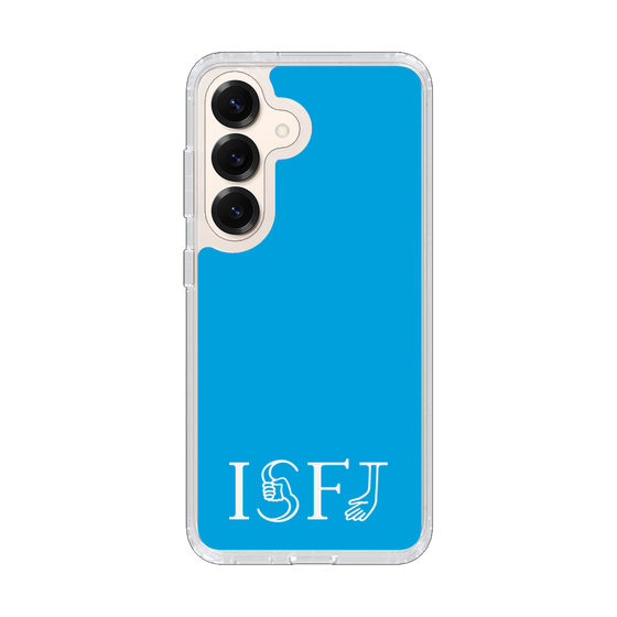 スリムプロテクションケース［ オリジナル - ISFJ 擁護者 - アルファベット - ブルー ］