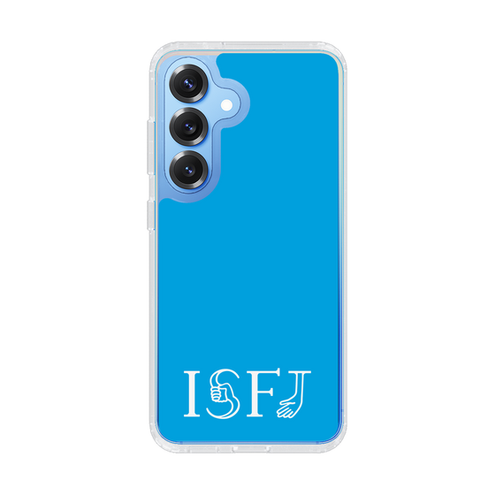 スリムプロテクションケース［ オリジナル - ISFJ 擁護者 - アルファベット - ブルー ］