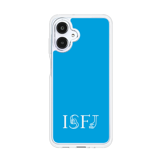 スリムプロテクションケース［ オリジナル - ISFJ 擁護者 - アルファベット - ブルー ］