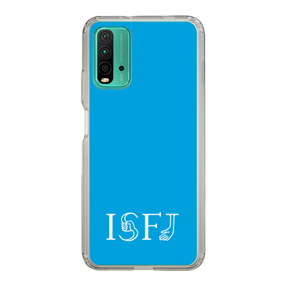 スリムプロテクションケース［ オリジナル - ISFJ 擁護者 - アルファベット - ブルー ］