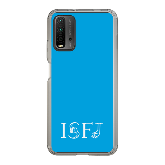 スリムプロテクションケース［ オリジナル - ISFJ 擁護者 - アルファベット - ブルー ］