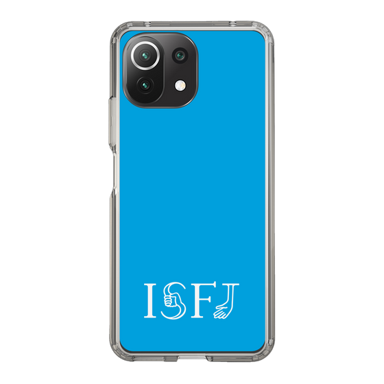 スリムプロテクションケース［ オリジナル - ISFJ 擁護者 - アルファベット - ブルー ］