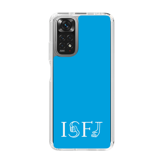 スリムプロテクションケース［ オリジナル - ISFJ 擁護者 - アルファベット - ブルー ］