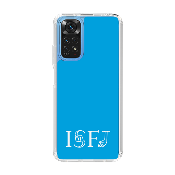 スリムプロテクションケース［ オリジナル - ISFJ 擁護者 - アルファベット - ブルー ］