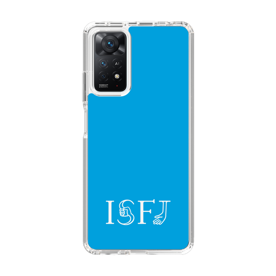 スリムプロテクションケース［ オリジナル - ISFJ 擁護者 - アルファベット - ブルー ］