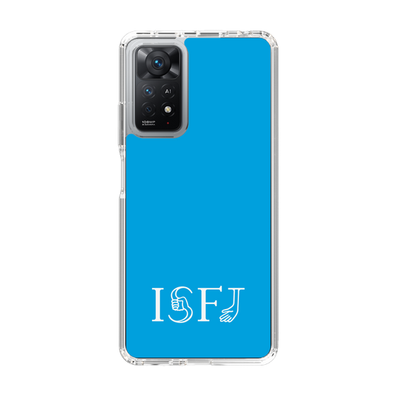 スリムプロテクションケース［ オリジナル - ISFJ 擁護者 - アルファベット - ブルー ］