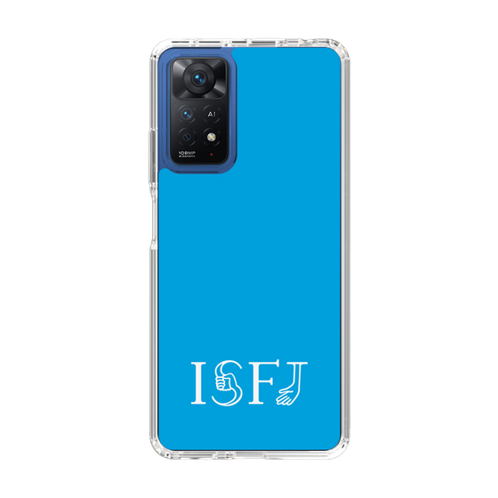 スリムプロテクションケース［ オリジナル - ISFJ 擁護者 - アルファベット - ブルー ］