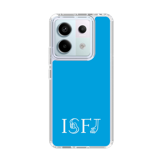 スリムプロテクションケース［ オリジナル - ISFJ 擁護者 - アルファベット - ブルー ］