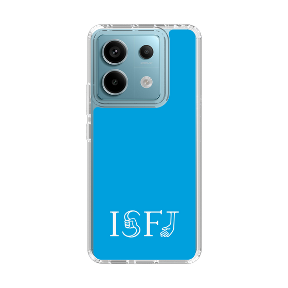 スリムプロテクションケース［ オリジナル - ISFJ 擁護者 - アルファベット - ブルー ］