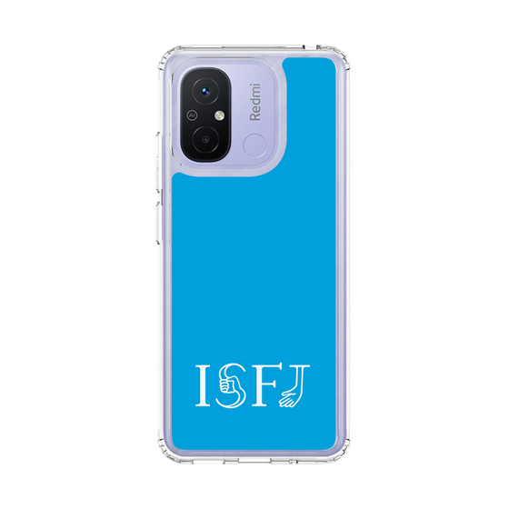 スリムプロテクションケース［ オリジナル - ISFJ 擁護者 - アルファベット - ブルー ］
