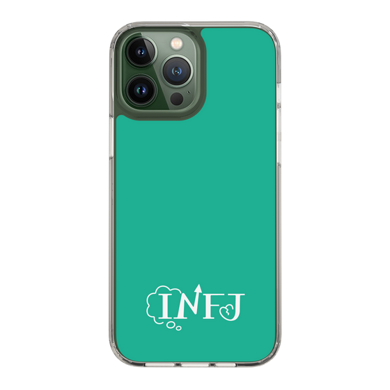 スリムプロテクションケース［ オリジナル - INFJ 提唱者 - アルファベット - グリーン ］