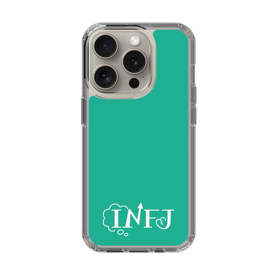 スリムプロテクションケース［ オリジナル - INFJ 提唱者 - アルファベット - グリーン ］