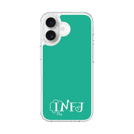 スリムプロテクションケース［ オリジナル - INFJ 提唱者 - アルファベット - グリーン ］