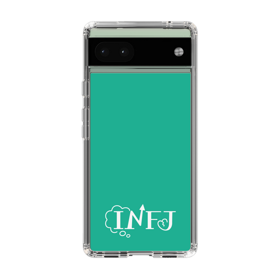 スリムプロテクションケース［ オリジナル - INFJ 提唱者 - アルファベット - グリーン ］