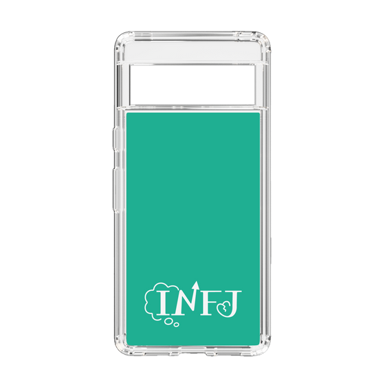 スリムプロテクションケース［ オリジナル - INFJ 提唱者 - アルファベット - グリーン ］