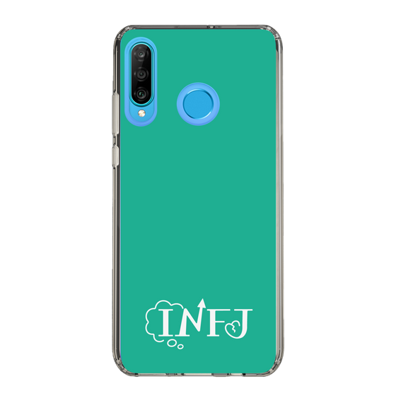 スリムプロテクションケース［ オリジナル - INFJ 提唱者 - アルファベット - グリーン ］