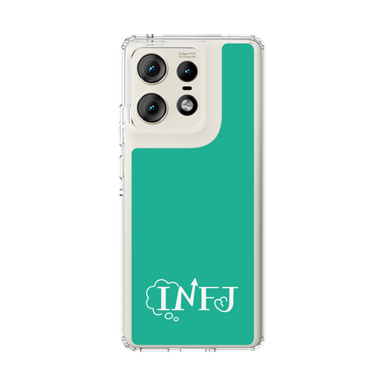 スリムプロテクションケース［ オリジナル - INFJ 提唱者 - アルファベット - グリーン ］