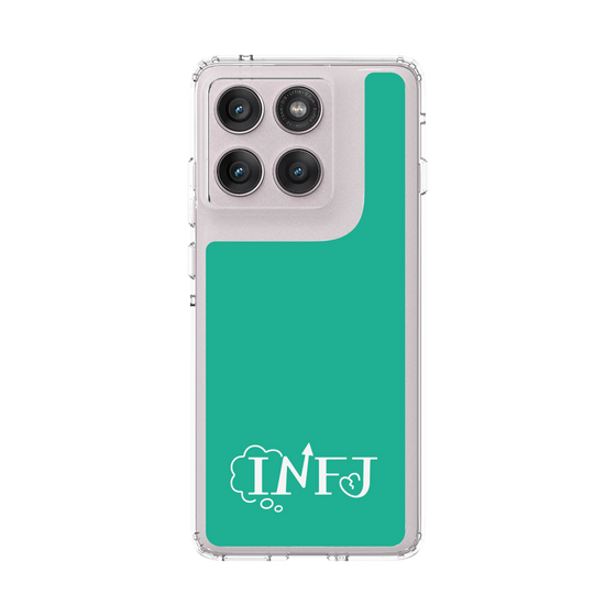 スリムプロテクションケース［ オリジナル - INFJ 提唱者 - アルファベット - グリーン ］