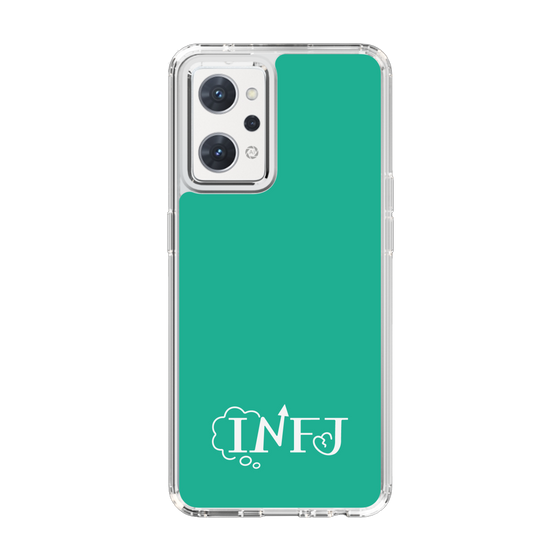 スリムプロテクションケース［ オリジナル - INFJ 提唱者 - アルファベット - グリーン ］