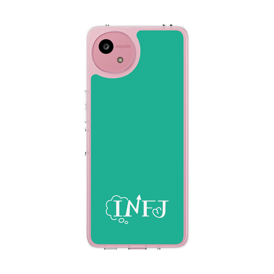 スリムプロテクションケース［ オリジナル - INFJ 提唱者 - アルファベット - グリーン ］