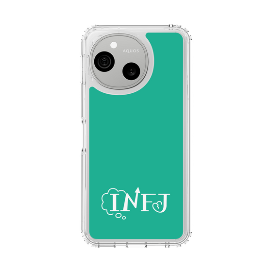スリムプロテクションケース［ オリジナル - INFJ 提唱者 - アルファベット - グリーン ］