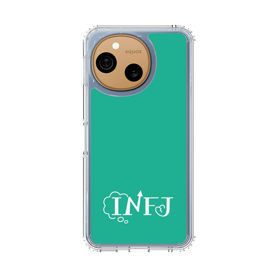 スリムプロテクションケース［ オリジナル - INFJ 提唱者 - アルファベット - グリーン ］