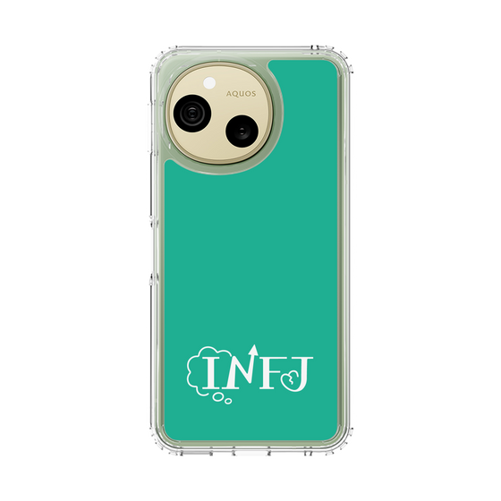 スリムプロテクションケース［ オリジナル - INFJ 提唱者 - アルファベット - グリーン ］