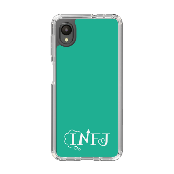 スリムプロテクションケース［ オリジナル - INFJ 提唱者 - アルファベット - グリーン ］