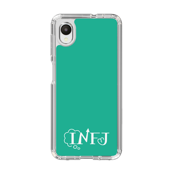 スリムプロテクションケース［ オリジナル - INFJ 提唱者 - アルファベット - グリーン ］