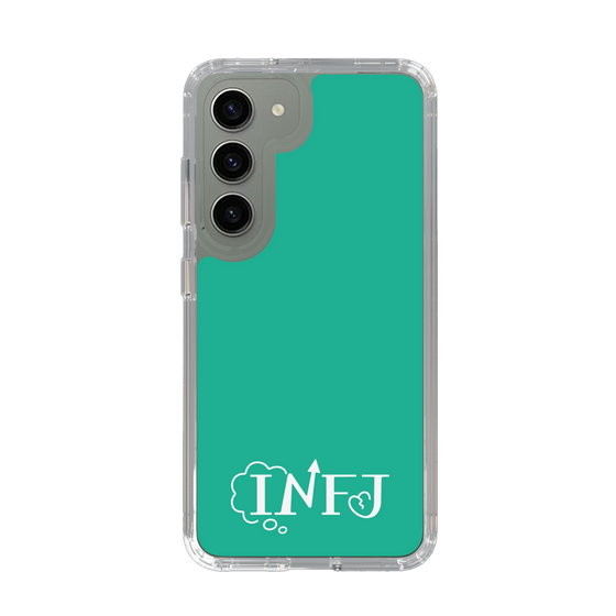 スリムプロテクションケース［ オリジナル - INFJ 提唱者 - アルファベット - グリーン ］