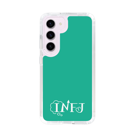 スリムプロテクションケース［ オリジナル - INFJ 提唱者 - アルファベット - グリーン ］