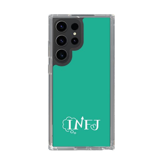 スリムプロテクションケース［ オリジナル - INFJ 提唱者 - アルファベット - グリーン ］