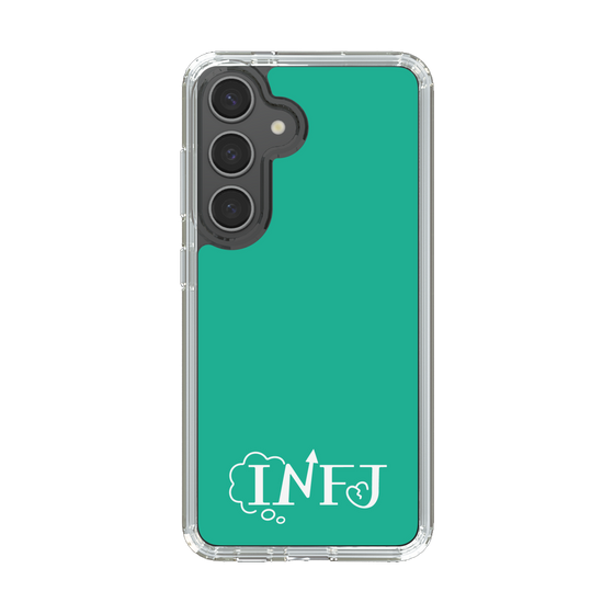 スリムプロテクションケース［ オリジナル - INFJ 提唱者 - アルファベット - グリーン ］