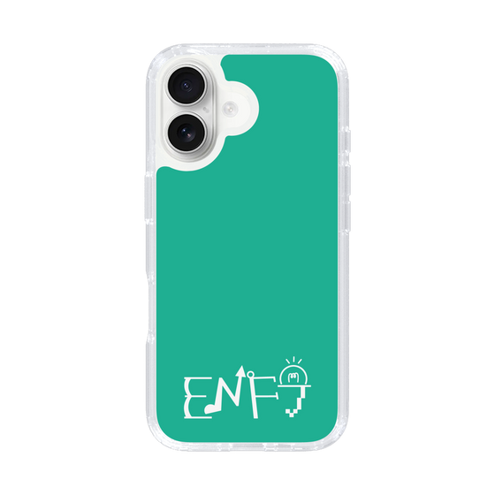 スリムプロテクションケース［ オリジナル - ENFJ 主人公 - アルファベット - グリーン ］