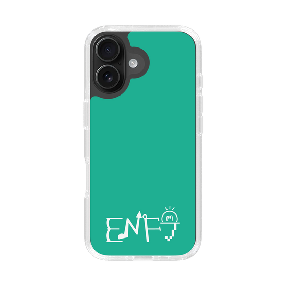 スリムプロテクションケース［ オリジナル - ENFJ 主人公 - アルファベット - グリーン ］