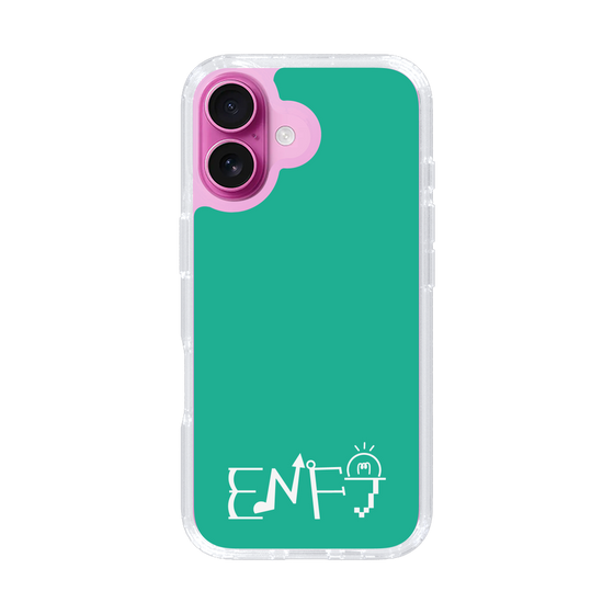 スリムプロテクションケース［ オリジナル - ENFJ 主人公 - アルファベット - グリーン ］