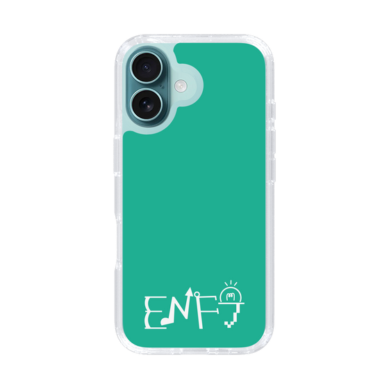 スリムプロテクションケース［ オリジナル - ENFJ 主人公 - アルファベット - グリーン ］