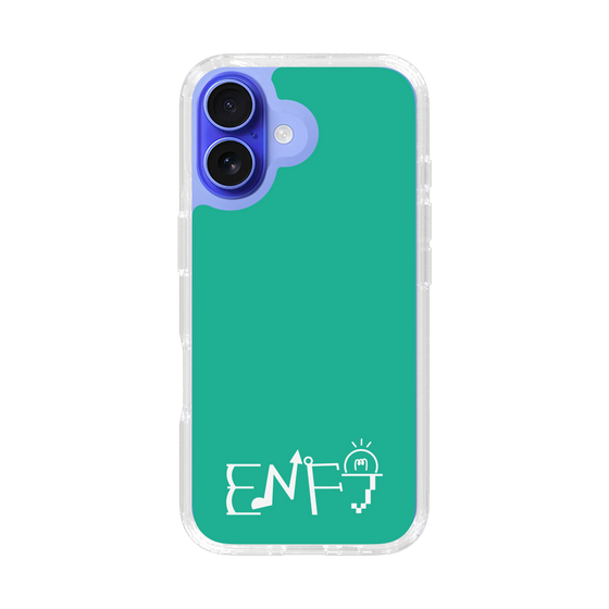 スリムプロテクションケース［ オリジナル - ENFJ 主人公 - アルファベット - グリーン ］